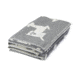 Woolrich Deer Brook Blanket-Wool Cream Reindeer