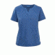 Woolrich First Forks Womens Split Neck Shirt, Bijou Blue, S, 7702-BIJOUBLUE-S