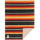 Woolrich Logan Ridge w/Sherpa, Black Stripe, 50X68, 92491-BLACKSTRIPE-
