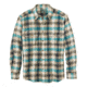 Woolrich Oxbow Bend Flannel Shirt - Men's-Deep Aqua-Small