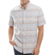 Woolrich Seaport Oxford Yarn-Dye Short Sleeve - Mens-Khaki Strip-Large