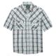 Woolrich Tectonic Plaid Shirt - Men's-Sea Salt-Small