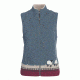 Woolrich Women's Grazing Sheep Vest, Ocean Blue, M 24111-OBU-OCEANBLUE-M-DEMO