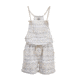 Woolrich Women's Jacquard Overalls, Silver Gray, M 5208-SVG-SILVERGRAY-M-DEMO