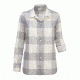Woolrich Women's Over And Out Shirt, Beachside Gray Check, M 2207-BGE-BEACHSIDEGRAYCHECK-M-DEMO