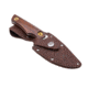 WOOX Bad Boy Premium Leather Sheath - Drop Point, Brown, BU.SHT008.01