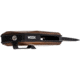 WOOX Leggenda Folding Knife, 3.5in D2 High Carbon Steel Straight Back Blade, Walnut, BU.KNF002.01