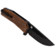 WOOX Leggenda Folding Knife, 3.5in D2 High Carbon Steel Straight Back Blade, Walnut, BU.KNF002.01
