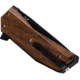 WOOX Leggenda Folding Knife, 3.5in D2 High Carbon Steel Straight Back Blade, Walnut, BU.KNF002.01
