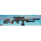 Woox Furiosa Chassis Walnut Wood/Aluminum Chassis W/Adjustable Cheek Fits Remington 700 M5 DBM, Long Action, 31in OAL, Ambidextrous