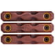 WOOX M-LOK Rail Covers, 2 Slots, Set of 3, Teardrop 810069397283