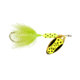 Wordens Rooster Tail 1/8 oz Chartreuse Dalmation Tux Original Rooster Tail Spinner, #10 Treble Hook, 208-CHDA-TUX