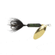 Wordens Rooster Tail In-Line Spinner, 1 3/4in, 1/24 oz Treble Hook, Black Coachdog, 204-BLCD