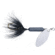 Wordens Rooster Tail In-Line Spinner, 2 1/4in, 1/8 oz Single Hook, Black, 0148-3347