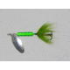 Wordens Rooster Tail In-Line Spinner, 2 1/4in, 1/8 oz Treble Hook, Caterpillar, 208-CAT