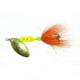 Wordens Rooster Tail In-Line Spinner, 2 1/4in, 1/8 oz Treble Hook, Cheese Fly, 208-CHFY