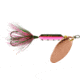 Wordens Rooster Tail In-Line Spinner, 2 1/4in, 1/8 oz Treble Hook, Copper Glitter Rainbow, 208-CGRBO