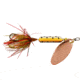 Wordens Rooster Tail In-Line Spinner, 2 1/4in, 1/8 oz Treble Hook, Copper Tinsel Brown Trout, 208-CTBRTR