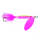 Wordens Rooster Tail In-Line Spinner, 2 1/4in, 1/8 oz Treble Hook, Electric Chicken, 208-ELEC