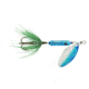 Wordens Rooster Tail In-Line Spinner, 2 1/4in, 1/8 oz Treble Hook, Flash Blue, 208-FBLU