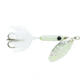 Wordens Rooster Tail In-Line Spinner, 2 1/4in, 1/8 oz Treble Hook, Flash White, 208-FWH