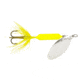 Wordens Rooster Tail In-Line Spinner, 2 1/4in, 1/8 oz Treble Hook, Fluorescent Chartreuse, 208-FLC