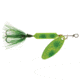 Wordens Rooster Tail In-Line Spinner, 2 1/4in, 1/8 oz Treble Hook, Frog Spring, 208-FRS