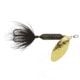 Wordens Rooster Tail In-Line Spinner, 2 1/4in, 1/8 oz Treble Hook, Glitter Black, 208-GBL