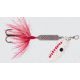 Wordens Rooster Tail In-Line Spinner, 2 1/4in, 1/8 oz Treble Hook, Gray Ghost, 208-GRGH