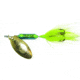 Wordens Rooster Tail In-Line Spinner, 2 1/4in, 1/8 oz Treble Hook, June Bug, 208-JBUG