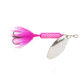 Wordens Rooster Tail In-Line Spinner, 2 1/4in, 1/8 oz, Treble Hook, Pink, 208-PK