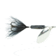 Wordens Rooster Tail In-Line Spinner, 2 1/4in, 1/8 oz, Treble Hook, Silver Shad, 208-SS
