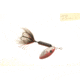 Wordens Rooster Tail In-Line Spinner, 2 1/4in, 1/8 oz Treble Hook, Tinsel Black, 208-TBL