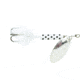 Wordens Rooster Tail In-Line Spinner, 2 1/4in, 1/8 oz Treble Hook, White Dalmation, 208-WHDA