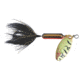 Wordens Rooster Tail In-Line Spinner, 2 1/4in, 1/8oz Treble Hook, Gold Flame Tiger, 208-GLDFLT