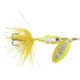 Wordens Rooster Tail Minnow In-Line Spinner, Single Hook Sz 1/6oz Chart Shiner, 12/Pkg, 2210-CHRSHI