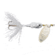Wordens Rooster Tail Minnow In-Line Spinner, Single Hook Sz 1/6oz White Shad, 12/Pkg, 2210-WHSHIN