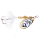 Wordens Sonic Rooster Tail In-Line Spinner, 1 3/4in, 1/16 oz White Mylar, 181-WHMY