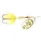 Wordens Sonic Rooster Tail In-Line Spinner, 2 3/8in, 1/8 oz Chartreuse Mylar, 182-CHMY