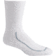 Wrightsock Endurance Crew Safety Toe Socks, White/Grey, Large, 9063.7101