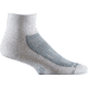 Wrightsock Endurance Qtr Safety Toe Socks, White/Grey, Medium, 9052.7101