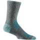 Wrightsock Escape Crew Socks, Ash Twist/Turquoise, Large, 9563.5201