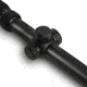 Wulf Optics Fireball LR 6-24x50mm 1 inch Tube Rifle Scope, Second Focal Plane, Half Mil-Dot Reticle, Black, WU9117