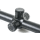 Wulf Optics Hurricane 6.5-25x50 Rifle Scope, 30mm Tube, Second Focal Plane, Red/Blue Half Mildot Reticle, Black, WU9105
