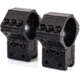 Wulf Optics WULF 40 MOA Adjustable 2 Piece Rifle Scope Rings, 6 Screw, 09-11mm, Black, 30mm, WU8021