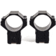 Wulf Optics WULF 40 MOA Adjustable 2 Piece Rifle Scope Rings, 6 Screw, 09-11mm, Black, 30mm, WU8021