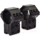 Wulf Optics WULF 40 MOA Adjustable 2 Piece Rifle Scope Rings, 6 Screw, 09-11mm, Black, 30mm, WU8021