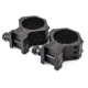 Wulf Optics WULF 40 MOA Adjustable 2 Piece Rifle Scope Rings, 6 Screw, Picatinny, Black, 34mm, WU8022