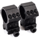 Wulf Optics WULF 40 MOA Adjustable 2 Piece Rifle Scope Rings, 6 Screw, Picatinny, Black, 30mm, WU8020