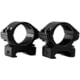 Wulf Optics 1in Tube Match Mount Rings, Picatinny, Low, 20mm, Black, Small, WU5327